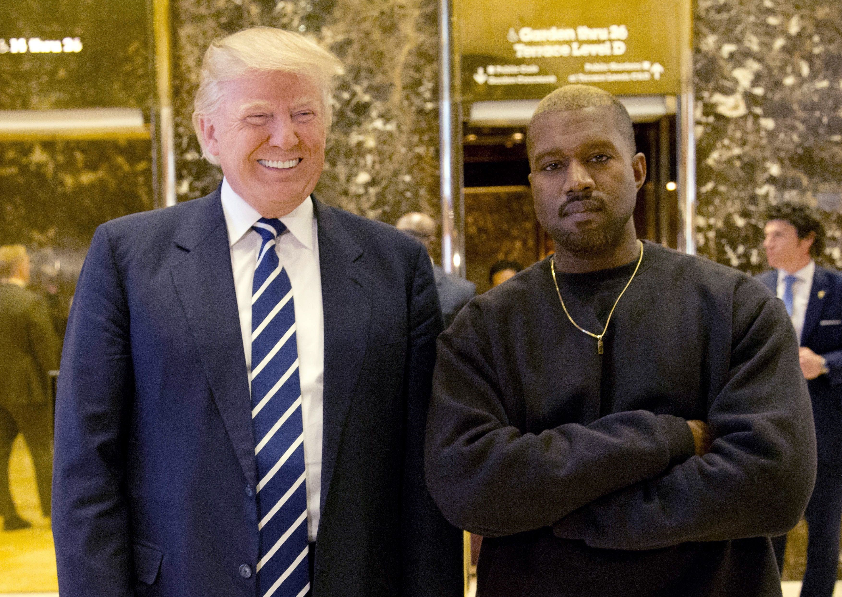 donald trump kanye west
