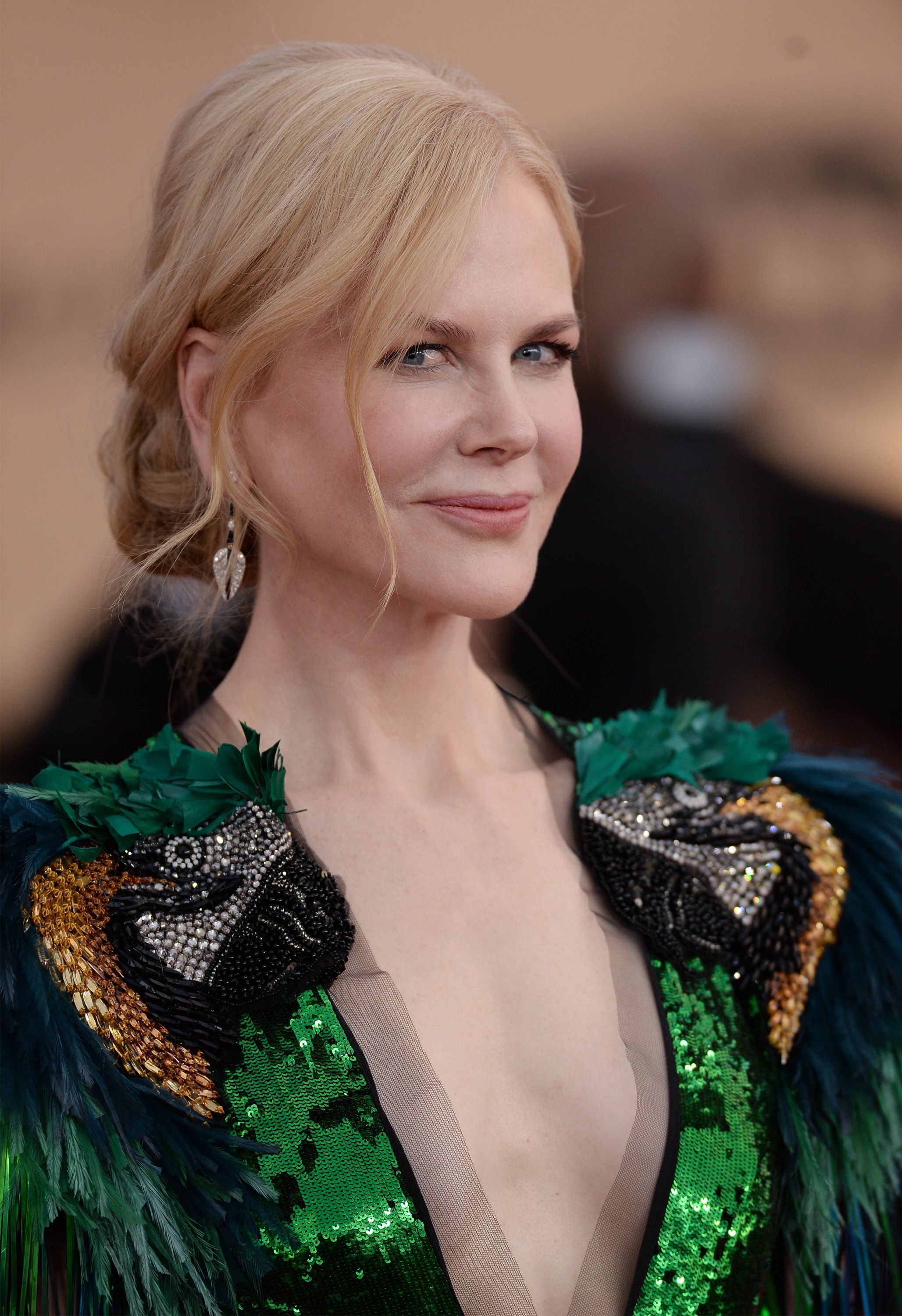 nicole kidman gucci parrots