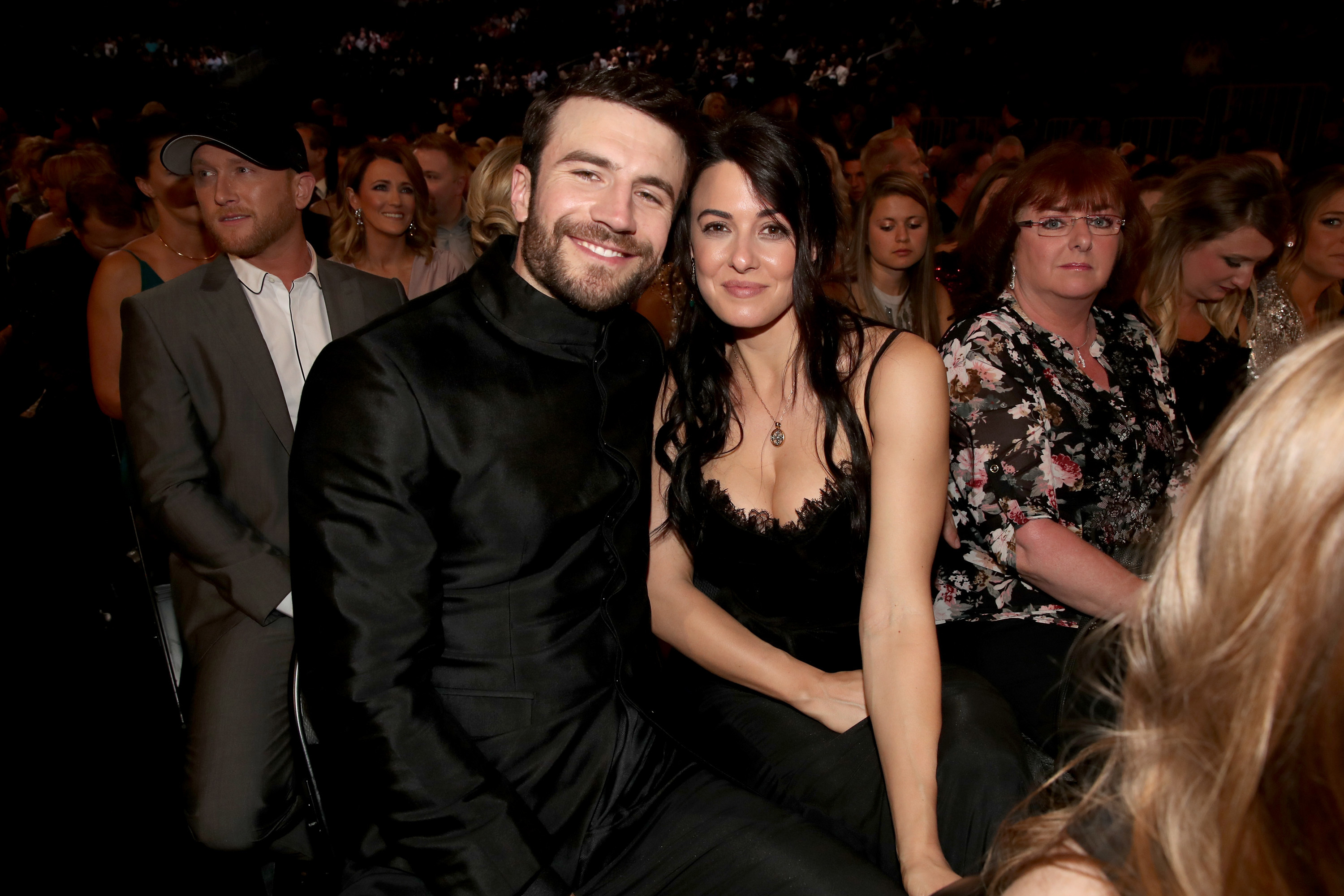 Sam Hunt and Hannah Lee Fowler at the ACMs