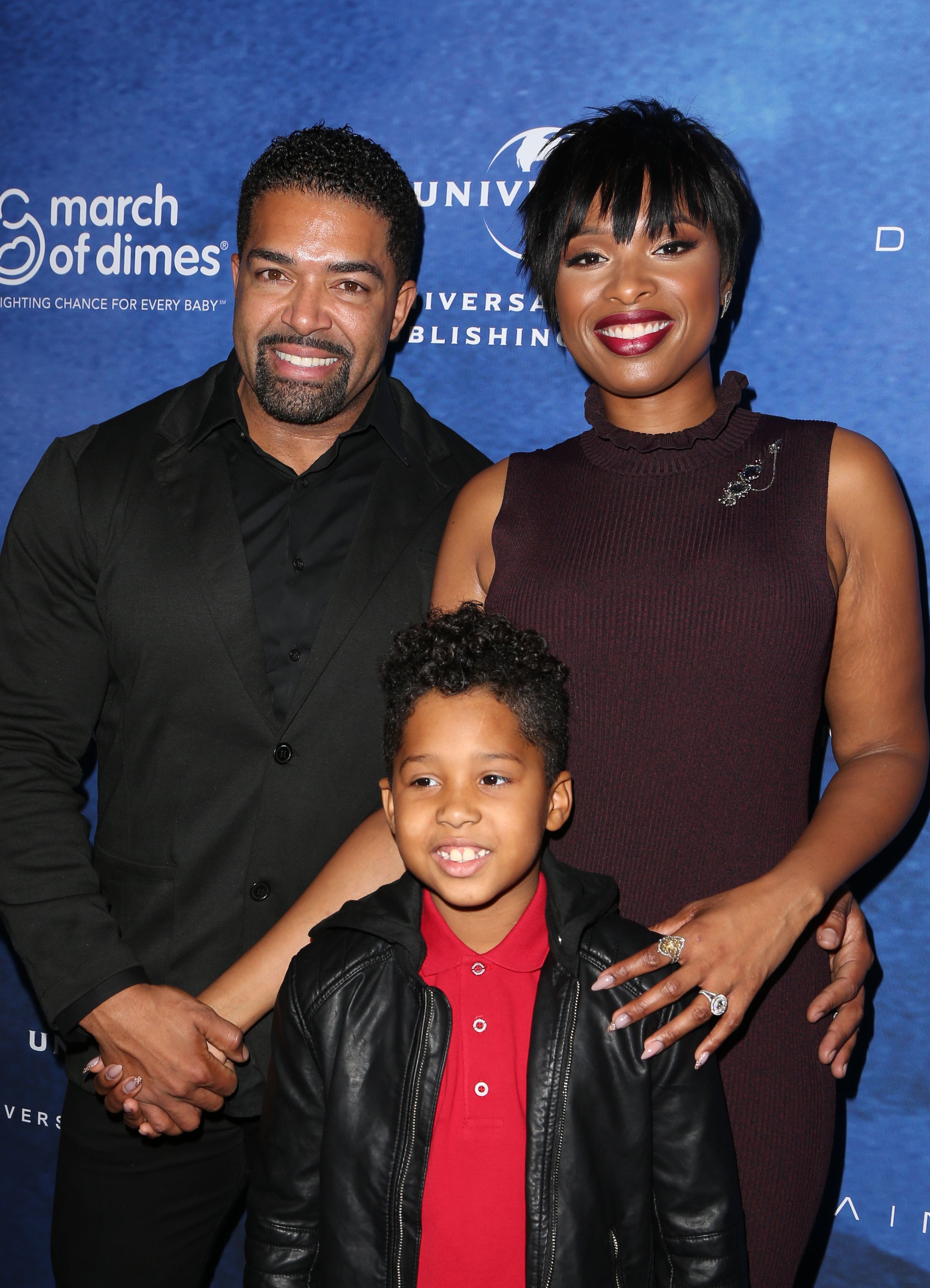 David Otunga, Jennifer Hudson, David Daniel Otunga Jr