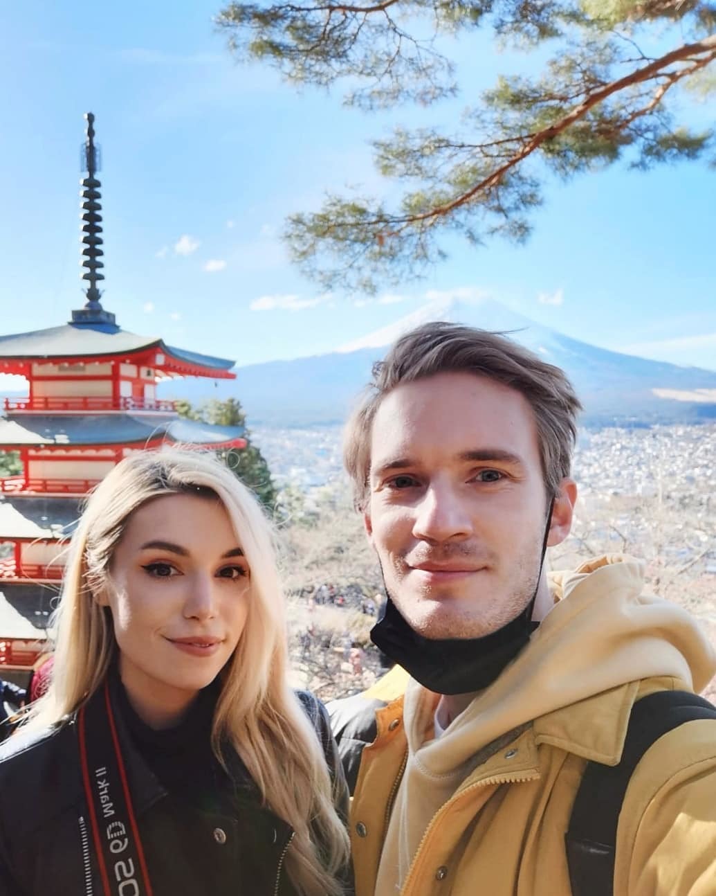 PewDiePie, Felix Kjellberg, wife Marzia Bisognin