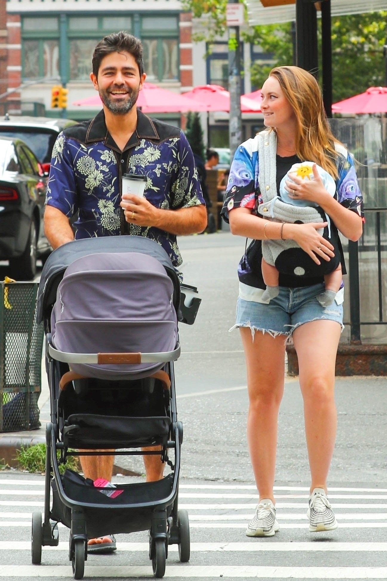 Adrian Grenier, wife Jordan Roemmele, baby Seiko
