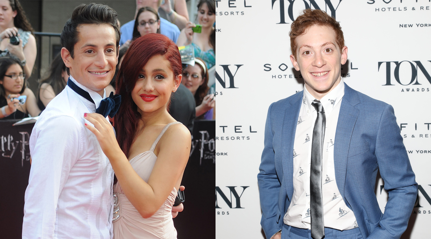 Ariana Grande, brother Frankie Grande, boyfriend Ethan Slater