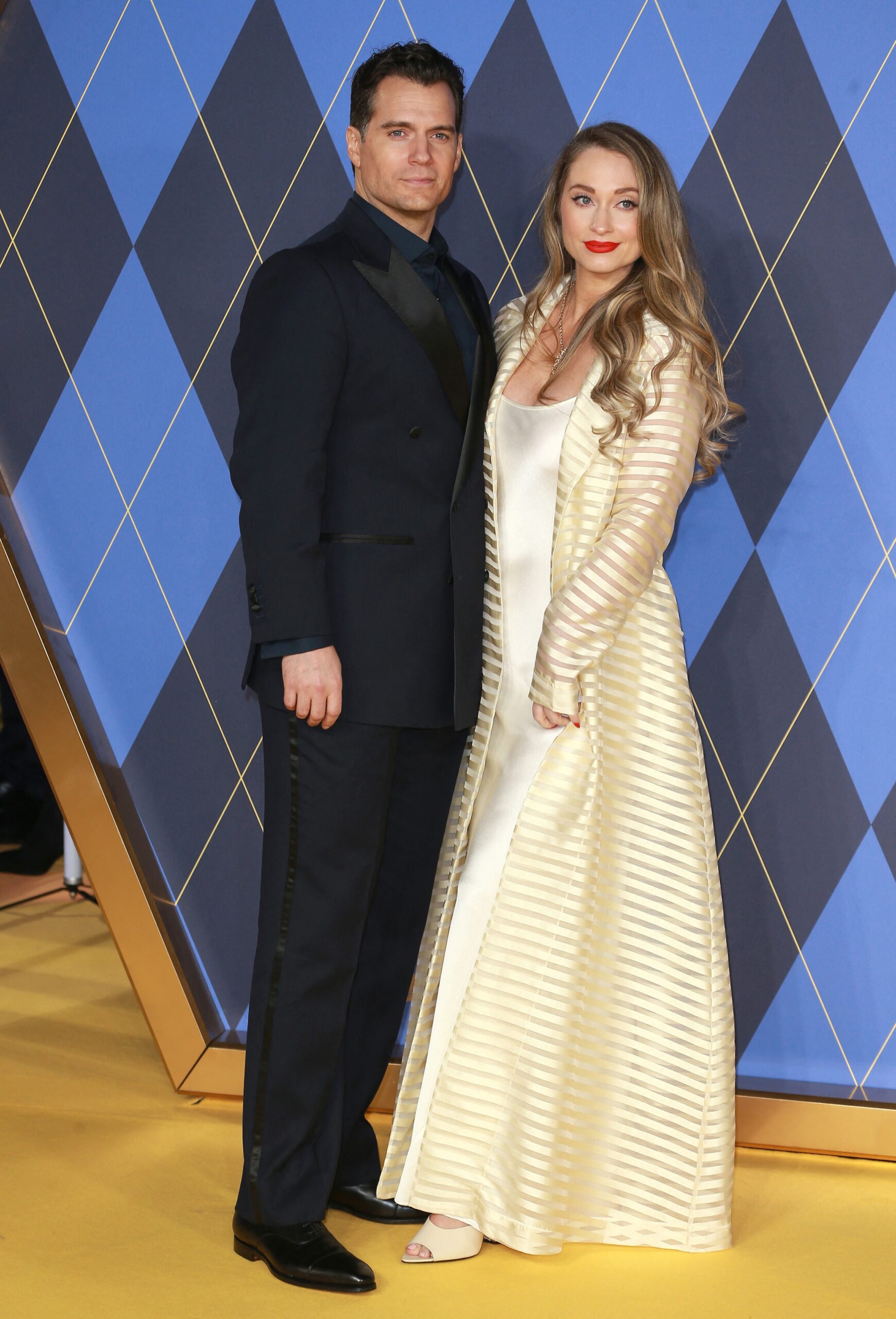 Henry Cavill and Natalie Viscuso attend the World Premiere of 