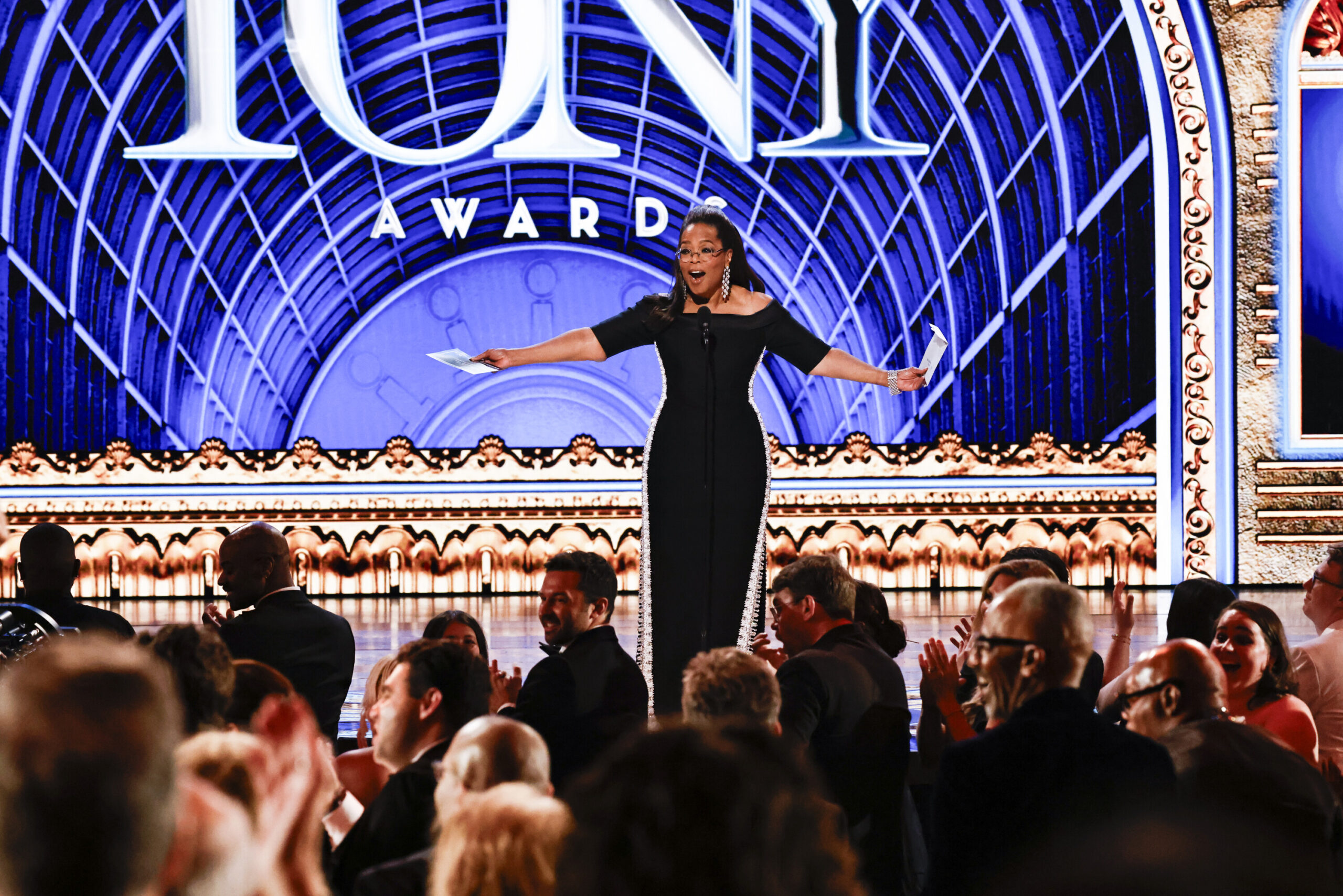 Oprah Winfrey presents at THE 78TH ANNUAL TONY AWARDS, live from the legendary Radio City Music Hall in New York City on Sunday, June 8