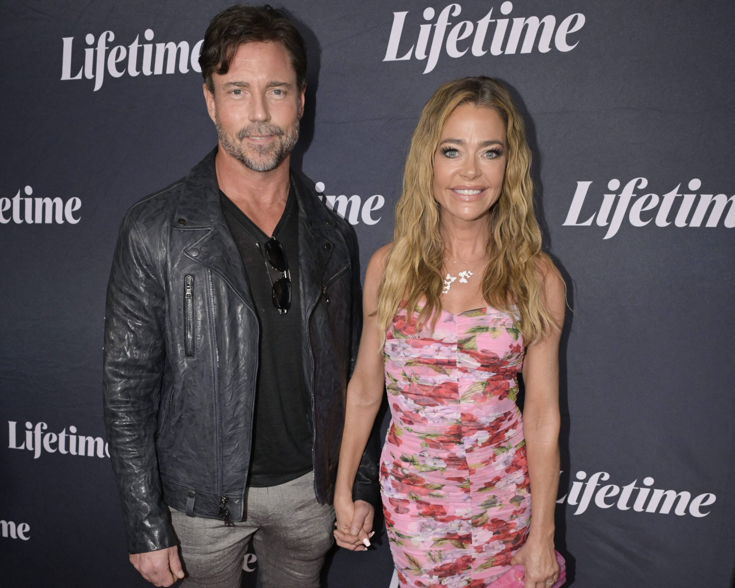 Aaron Phypers and Denise Richards attend Lifetimeâ€™s Los Premiere of 