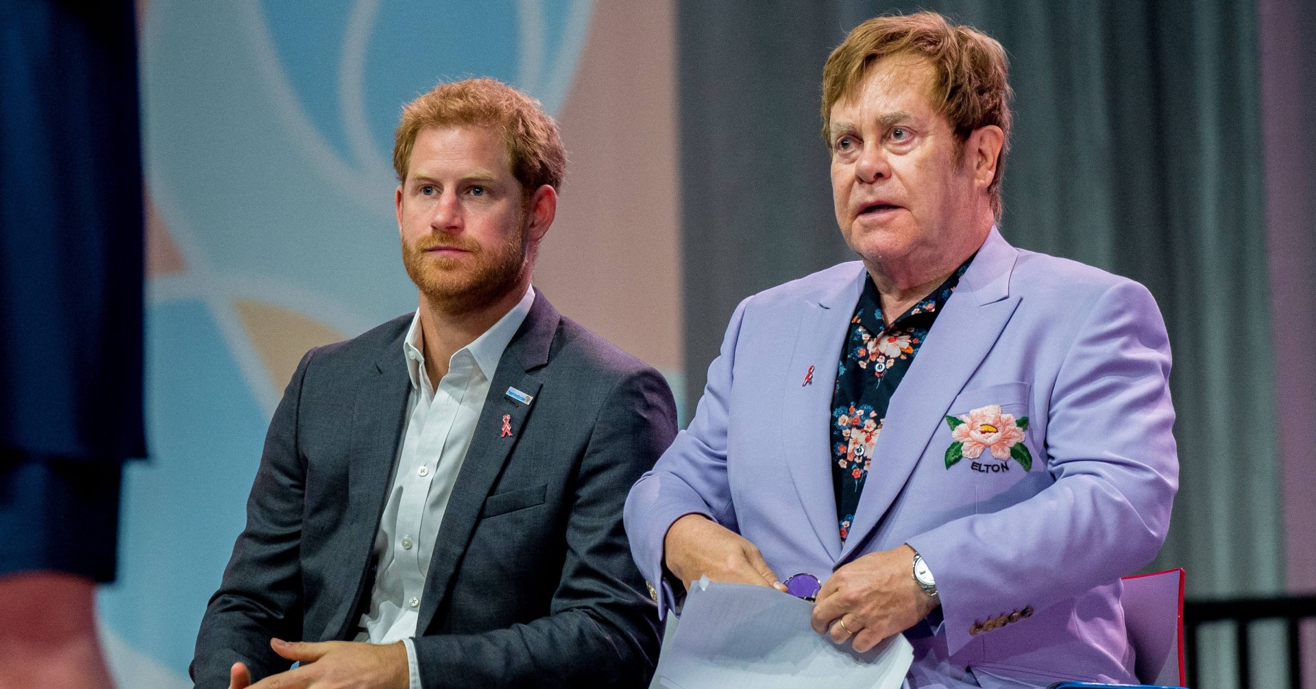 Prince Harry and Elton John AIDS at the conference 2018 Amsterdam, day 2. 24 Jul 2018