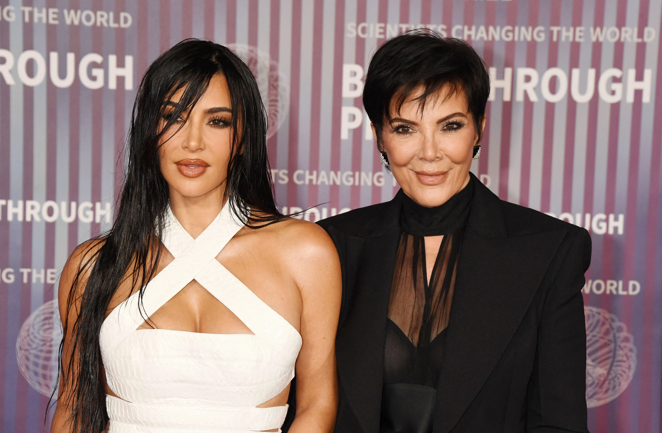 Kim Kardashian and Kris Jenner at the 10th Annual Breakthrough Prize Ceremony